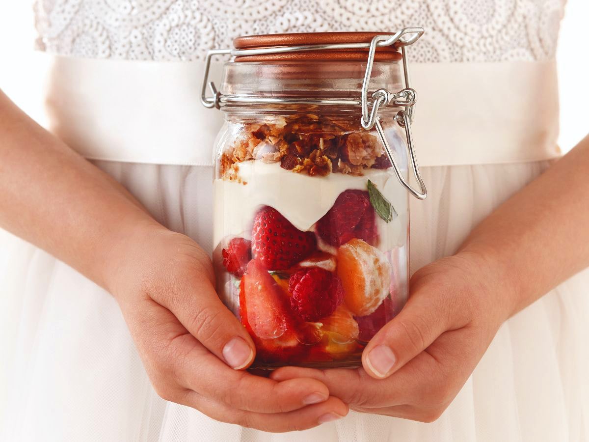 Maple Cheesecake, Fruits and Almond Crumble | Kids | Maple from Canada